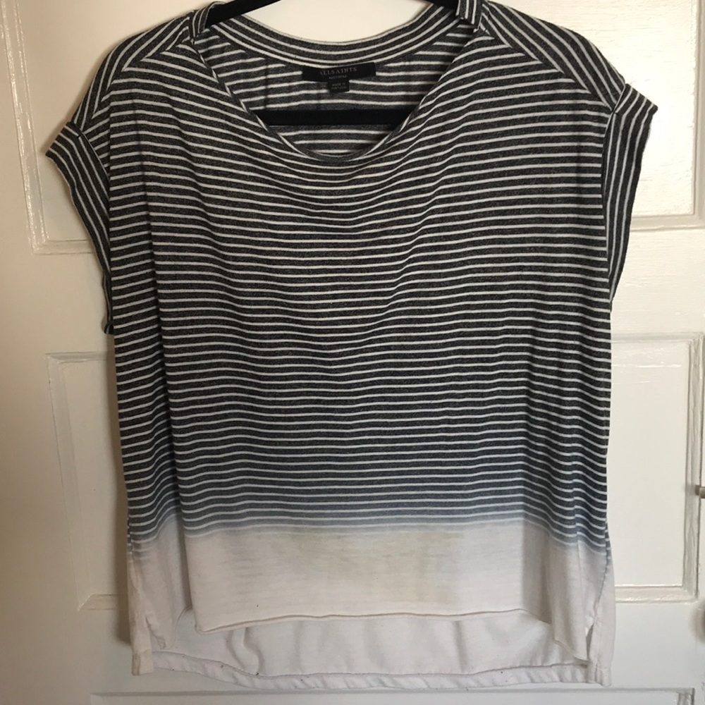 ALL SAINTS striped t shirt